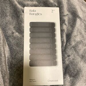 New in box bala 2lb bangles in charcoal color